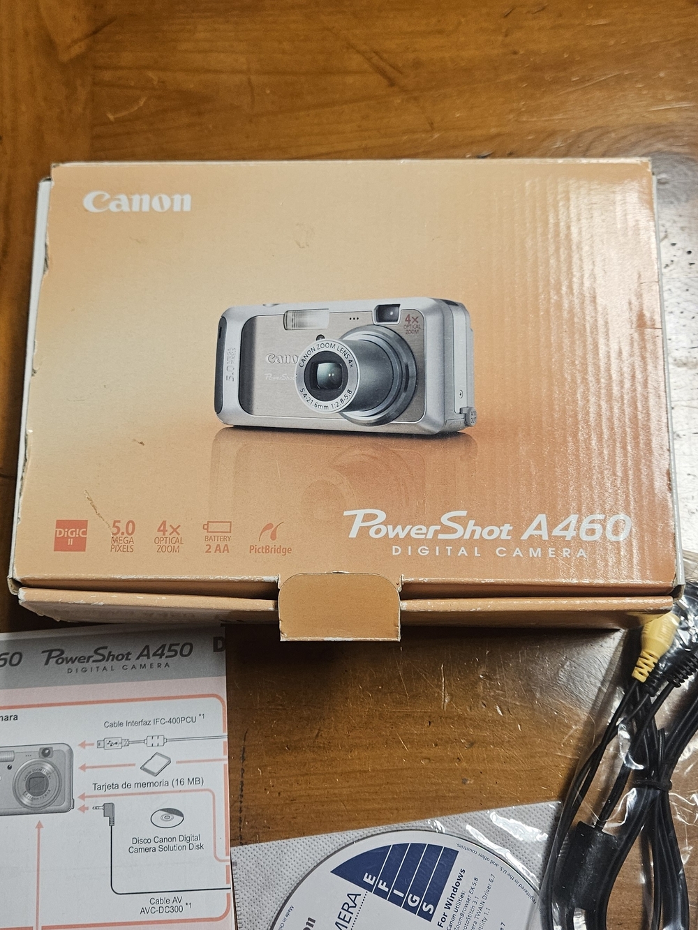 Canon PowerShot A460 Compact Digital Camera in Silver